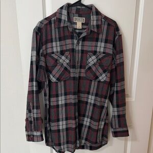 Duluth Trading Co Men's Plaid Button Down Shirt
